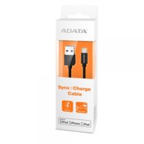 Cable Lightning Adata color Negro.