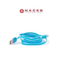 Cable LIghtning para iphone Naceb Na-591AZ Color Azul