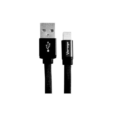 Cable Vorago CAB-119 USB a APPLE IPHONE Negro de 1 Metro.