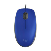 Mouse Logitech Alambrico, Modelo M110, USB, Azul, LOG-910-005491.