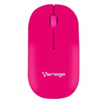 Mouse Vorago Inalámbrico, color rosa, de USB, MO-205.