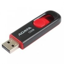 Memoria USB 2.0 Adata 16GB C008, Negro/Rojo.