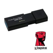 Memoria USB Kingston 64GB 3.0 DT100 G3 Negra