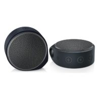 Bocina Inalámbrica Bluetooth Logitech X100, Color Negro con Gris.