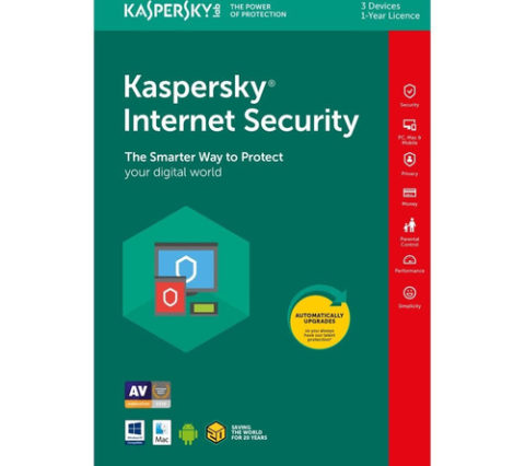 Licencia de Antivirus Kaspersky Internet Security 5 Usuarios