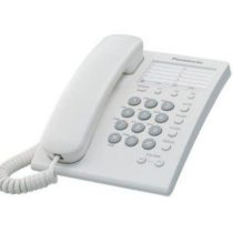Teléfono Panasonic 550W, Blanco, Unilinea.