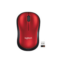 Mouse Inalambrico Logitech M185 Rojo