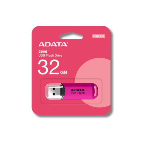 Memoria USB ADATA 32GB C906 color rosa.