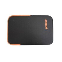 Funda Proteus Negra con cierre naranja para tablet de 7".