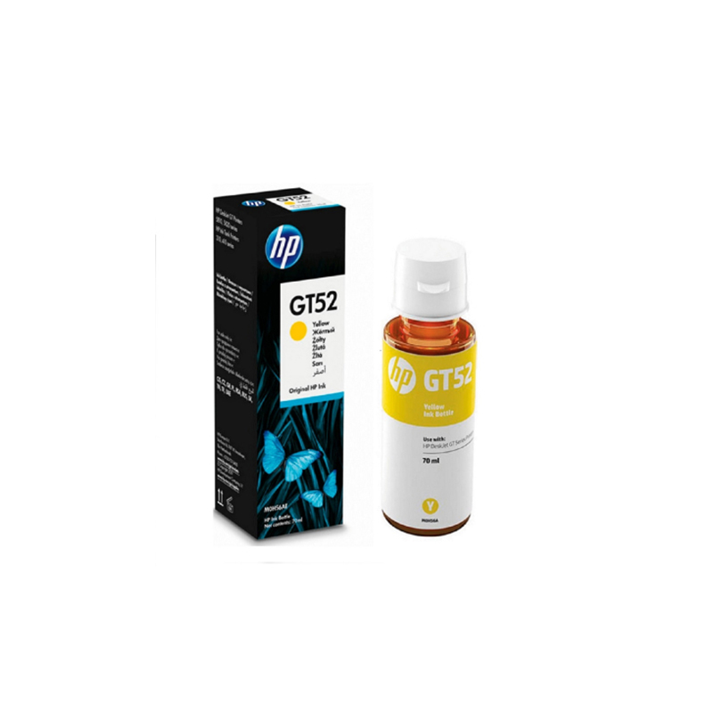 Botella de tinta HP GT52 Color Amarillo