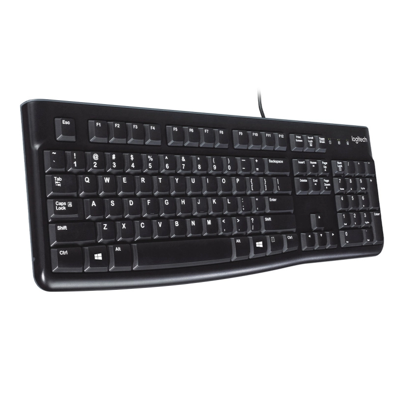Teclado Logitech Usb K120, Negro.