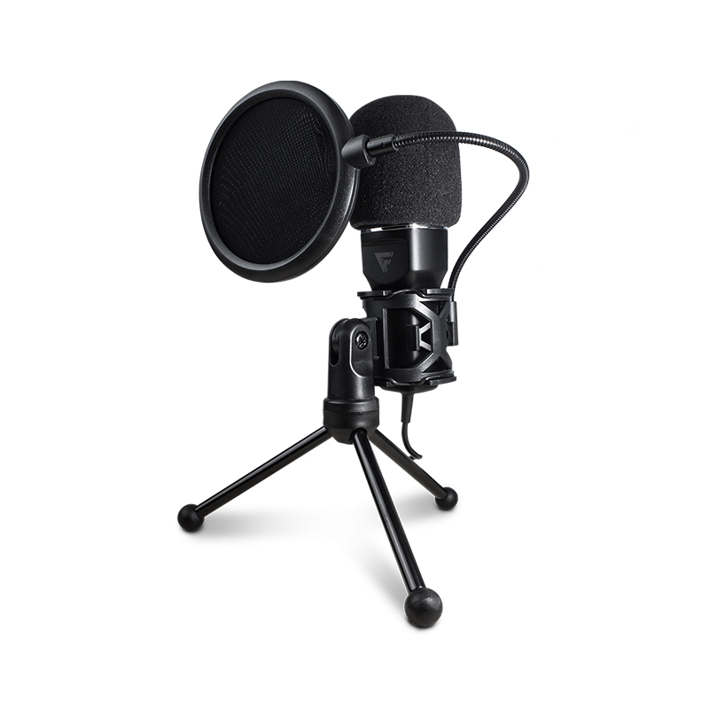 Microfono Game Factor Usb, Streaming, MCG601 Color Negro