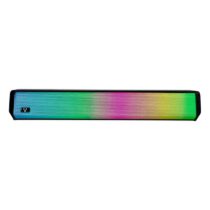 Bocina Vorago BSP-320 Bluetooth 5WX2, 3.5MM, Iluminacion RGB Color Neg