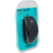 Mouse Logitech M110 Alambrico Silent Color Gris