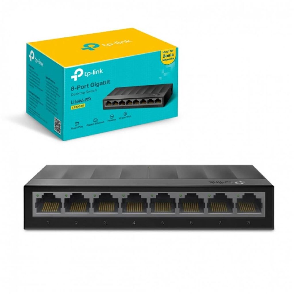 Switch Gigabit TP-LINK LS1008G de 8 Puertos