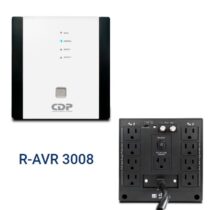 Regulador CDP AVR-3008 Negro, 300 VA, 2400W