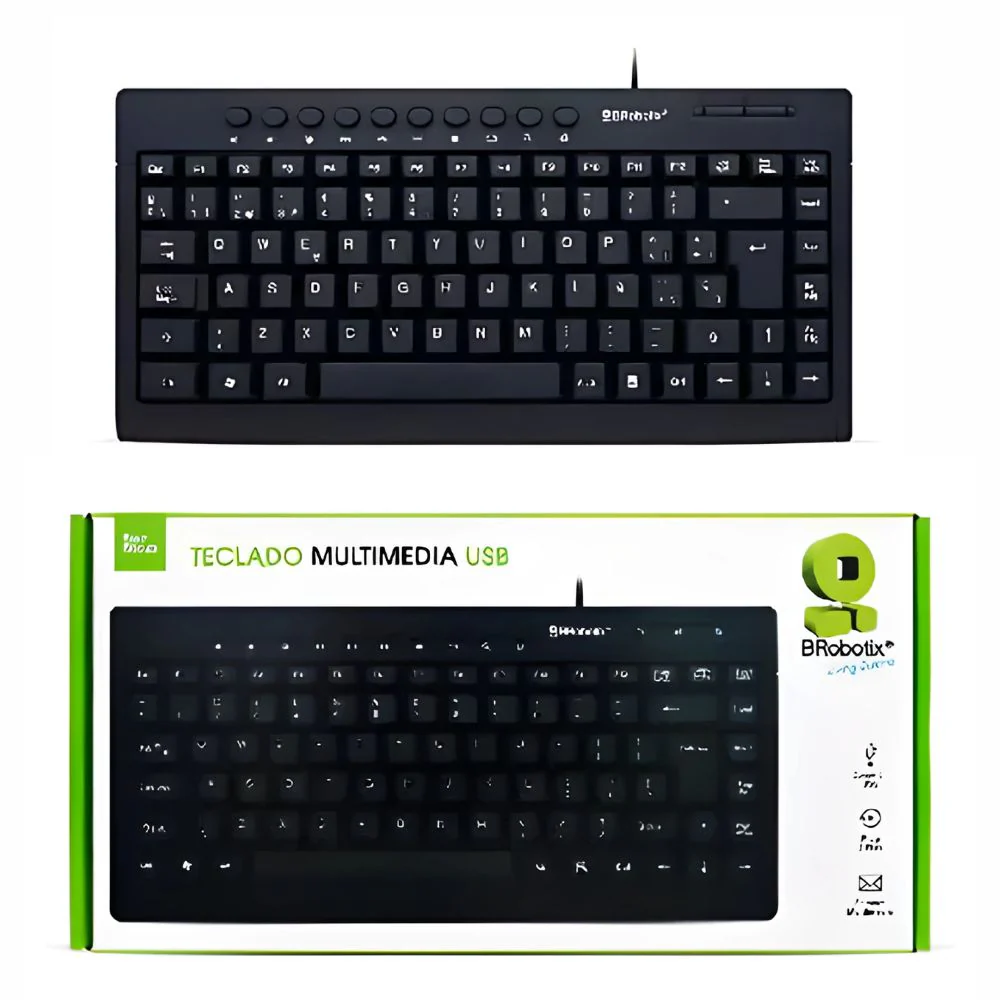 Teclado Multimedia Mini Brobotix 963067