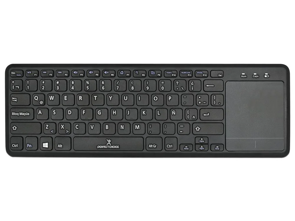 Teclado Perfect Choice Inalambrico con Touch Pad 2.4GHz