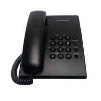 Teléfono Unilinea Analógico Panasonic KX-TS500MEB Negro