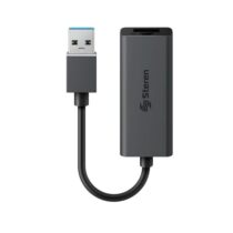 Adaptador Steren USB 3.0 Ethernet RJ45 506-434 Color Negro