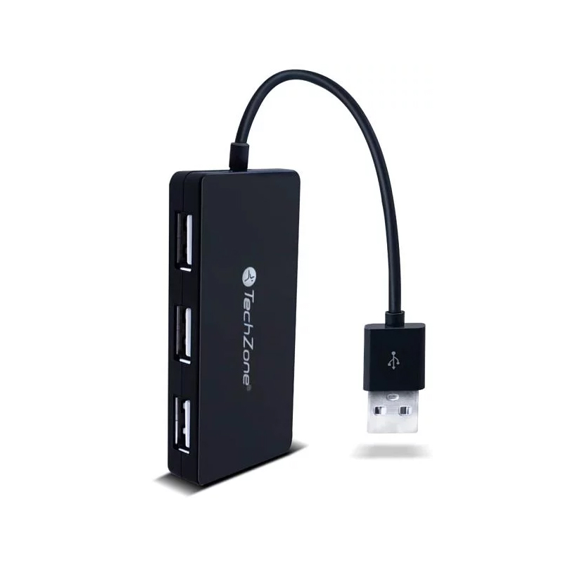 Hub de 4 Puertos Marca Techzone (TZ17HUB02)