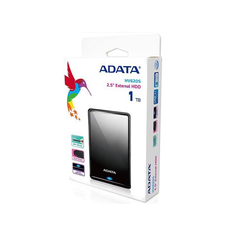 Disco Duro Externo Adata 1TB HV620S Color Negro