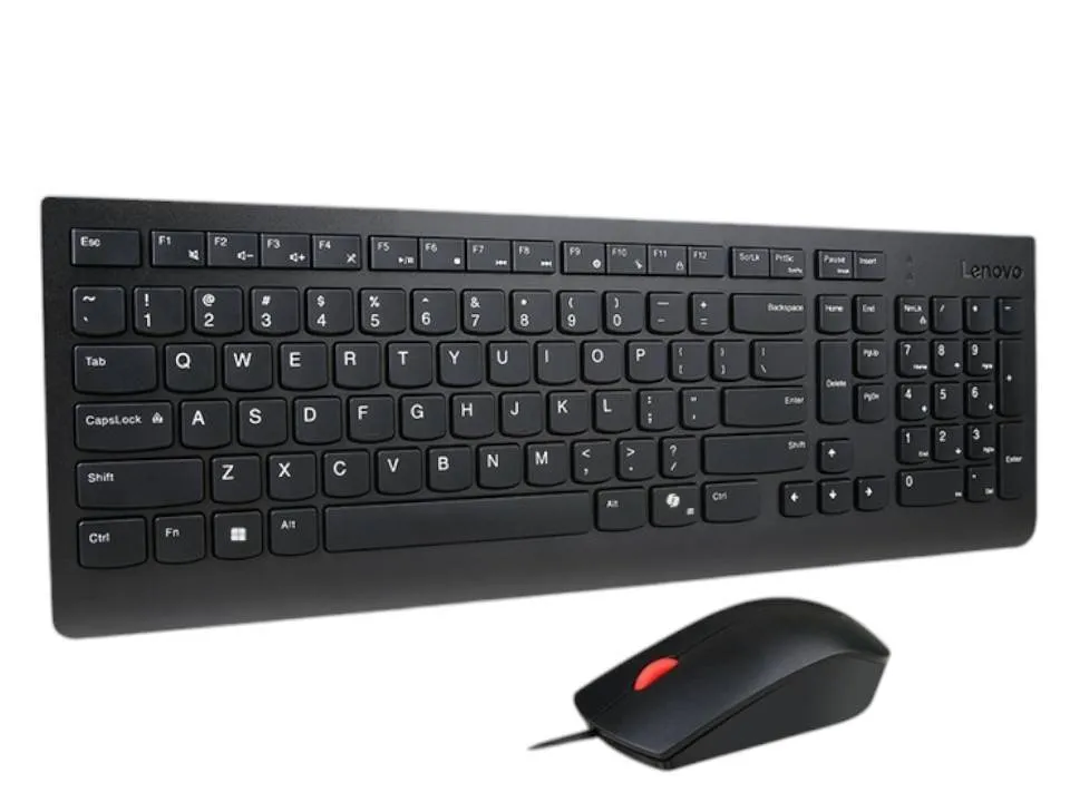 Kit de Teclado y Mouse Lenovo Alámbrico