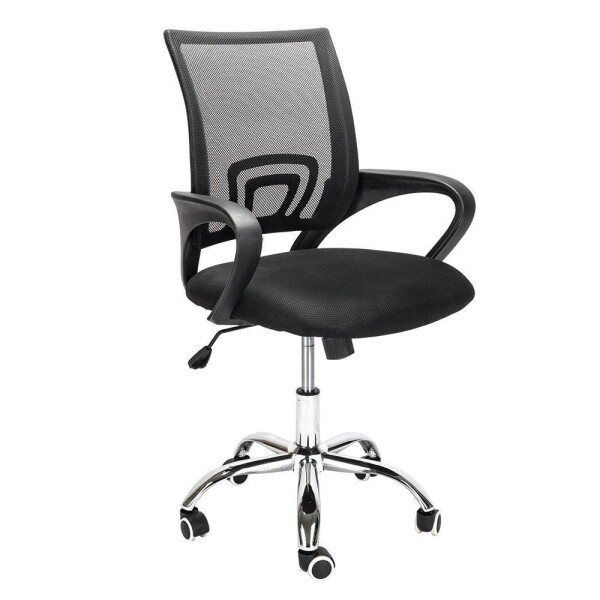 Silla Secretarial Flair Modelo X-6, Negra, Respaldo de polipropileno 1 Silla Secretarial Flair Modelo X-6, Negra, Respaldo de polipropileno
