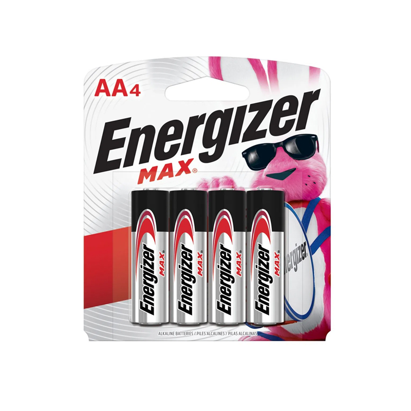 Paquete de 4 Pilas Energizer AA4 Alcalinas 1 Paquete de 4 Pilas Energizer AA4 Alcalinas