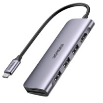 Hub USB-C 6 en 1, Marca UGREEN, Modelo 20956A