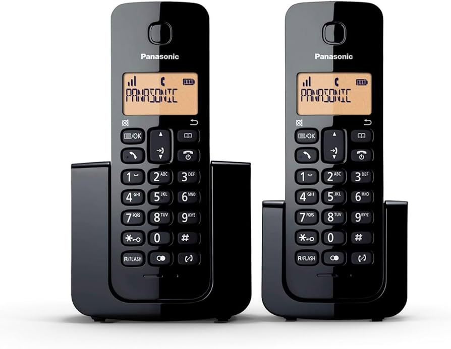 Teléfono Panasonic KX-TGB112 Color Negro (Kit con 2 aparatos) 1 Teléfono Panasonic KX-TGB112 Color Negro (Kit con 2 aparatos)