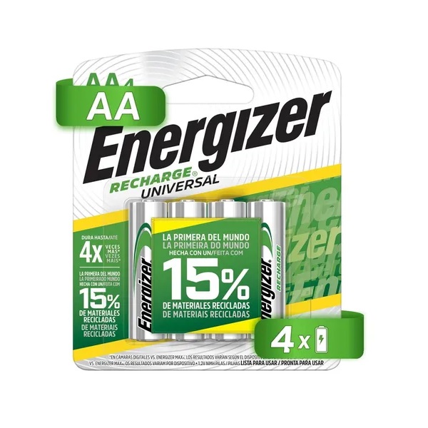 Paquete de Baterías AA Energizer paquete 1 Paquete de Baterías AA Energizer paquete