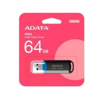 Memoria USB Adata de 64GB (AC906-64G-RBK) Color Negro con Tapa