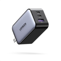 Cargador UGREEN, 65w, 3 puertos de carga rápida