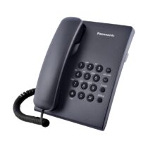 eléfono Unilinea Analógico Panasonic KX-TS500MEB Negro